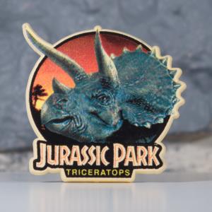 Pin Brooch Jurassic Park - Triceratops (01)
